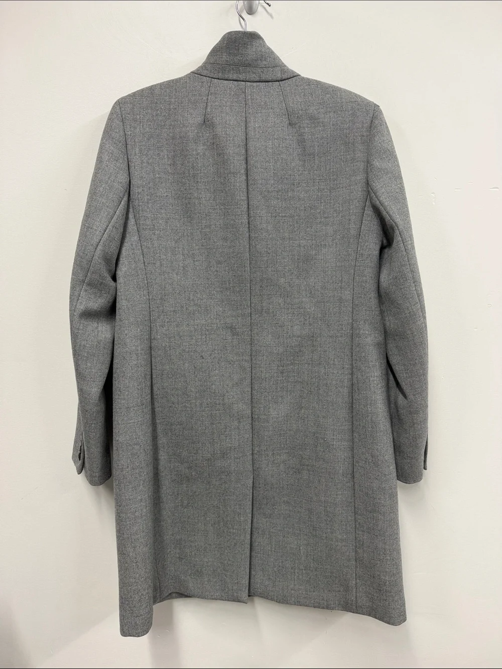 J CREW Regent Topcoat Coat Gray Wool Tailored Academia Preppy Classic Dressy 10 - Picture 8 of 8